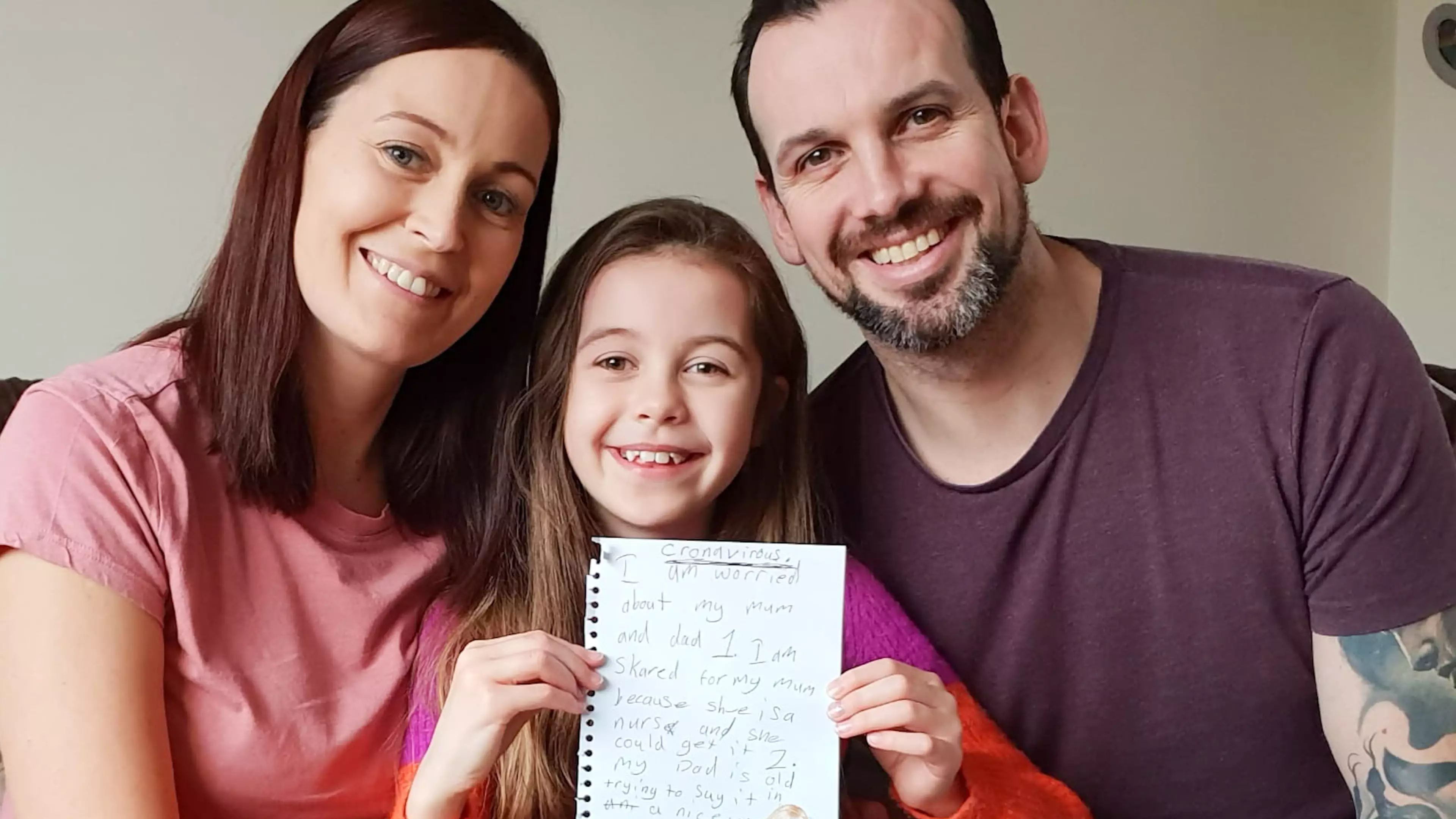 Young Girl Writes Heartbreaking Letter Saying She's Scared For Her Parents Amid Coronavirus Outbreak