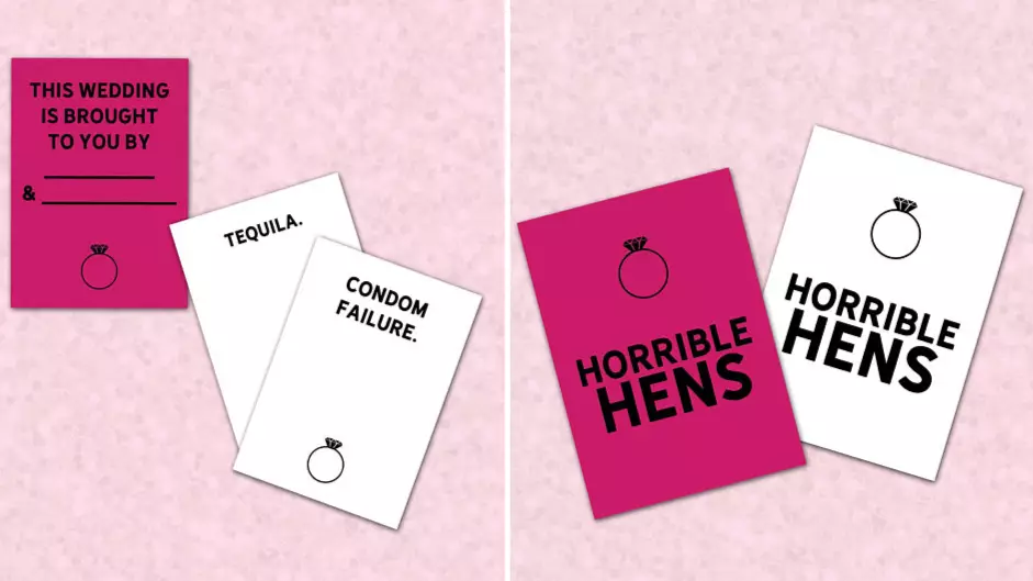 Calling All Maids Of Honour, Horrible Hens Is The New Cards Against Humanity 