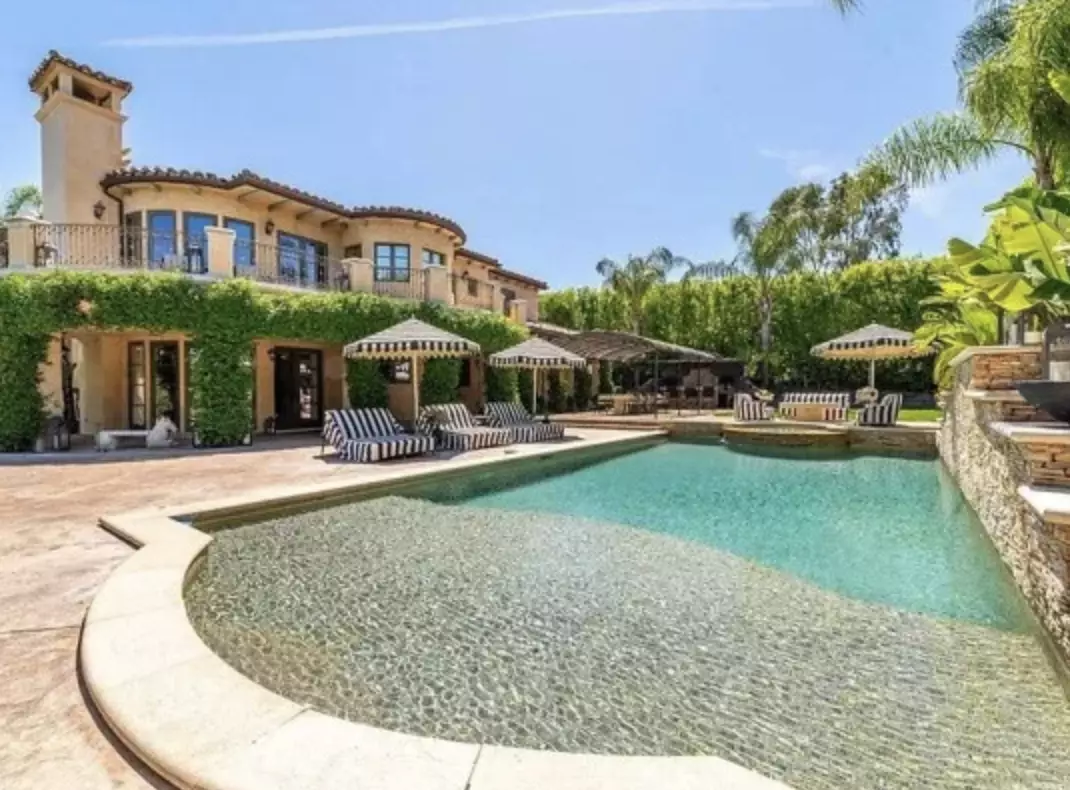 The Mediterranean-style villa was first listed in May 2019, but took nearly a year to sell. (