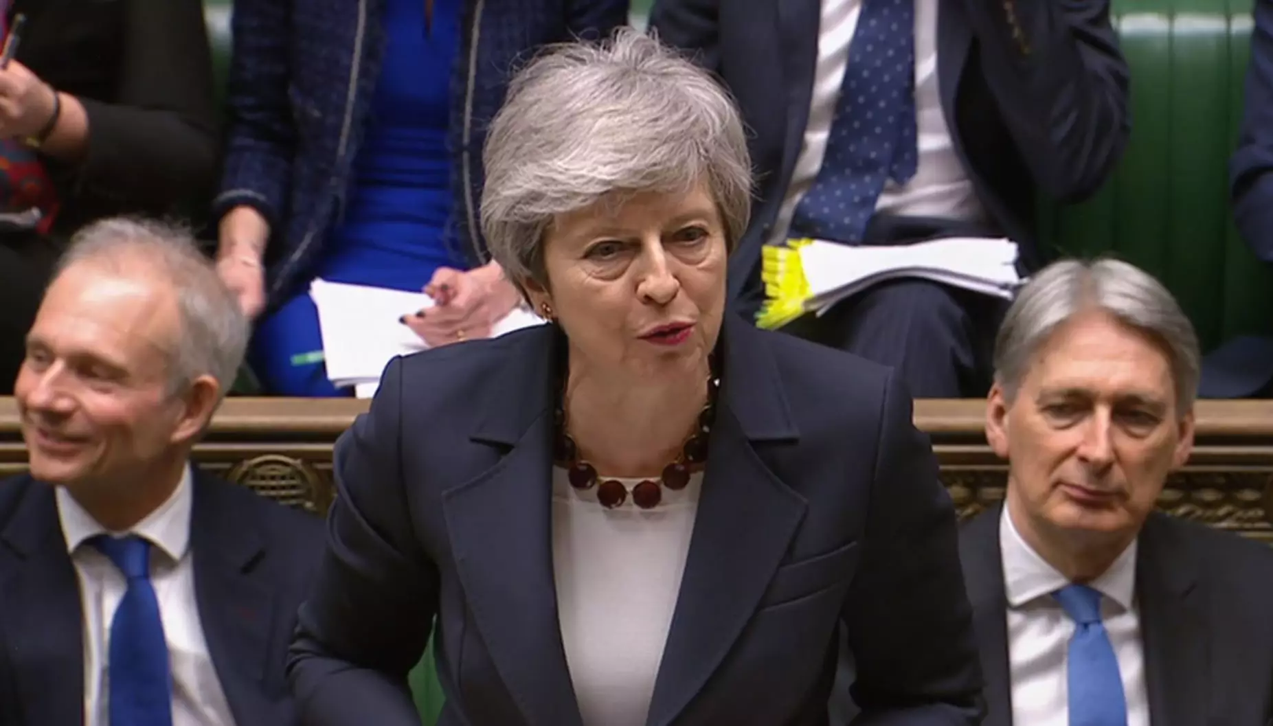 The Prime Minister said she will step down if MPs agree to pass her Brexit deal.