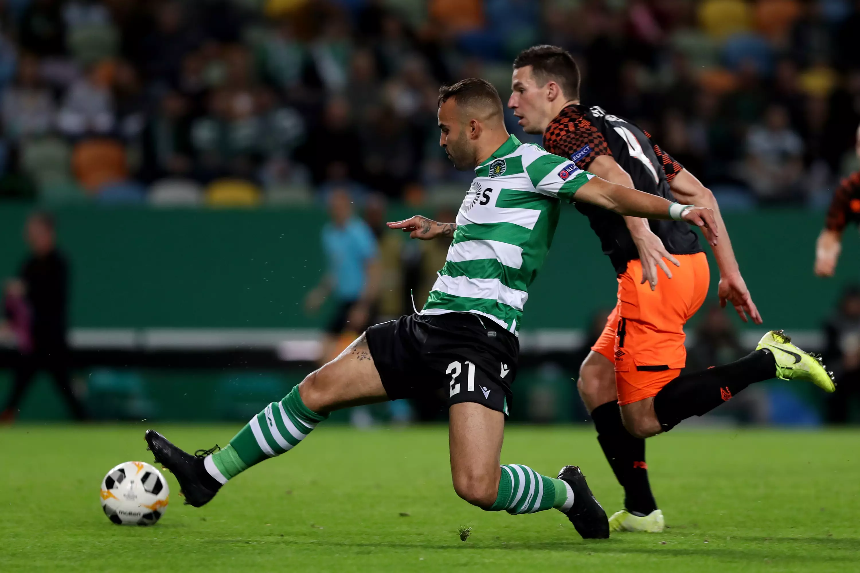 Jese in action for Sporting in 2019. (Image
