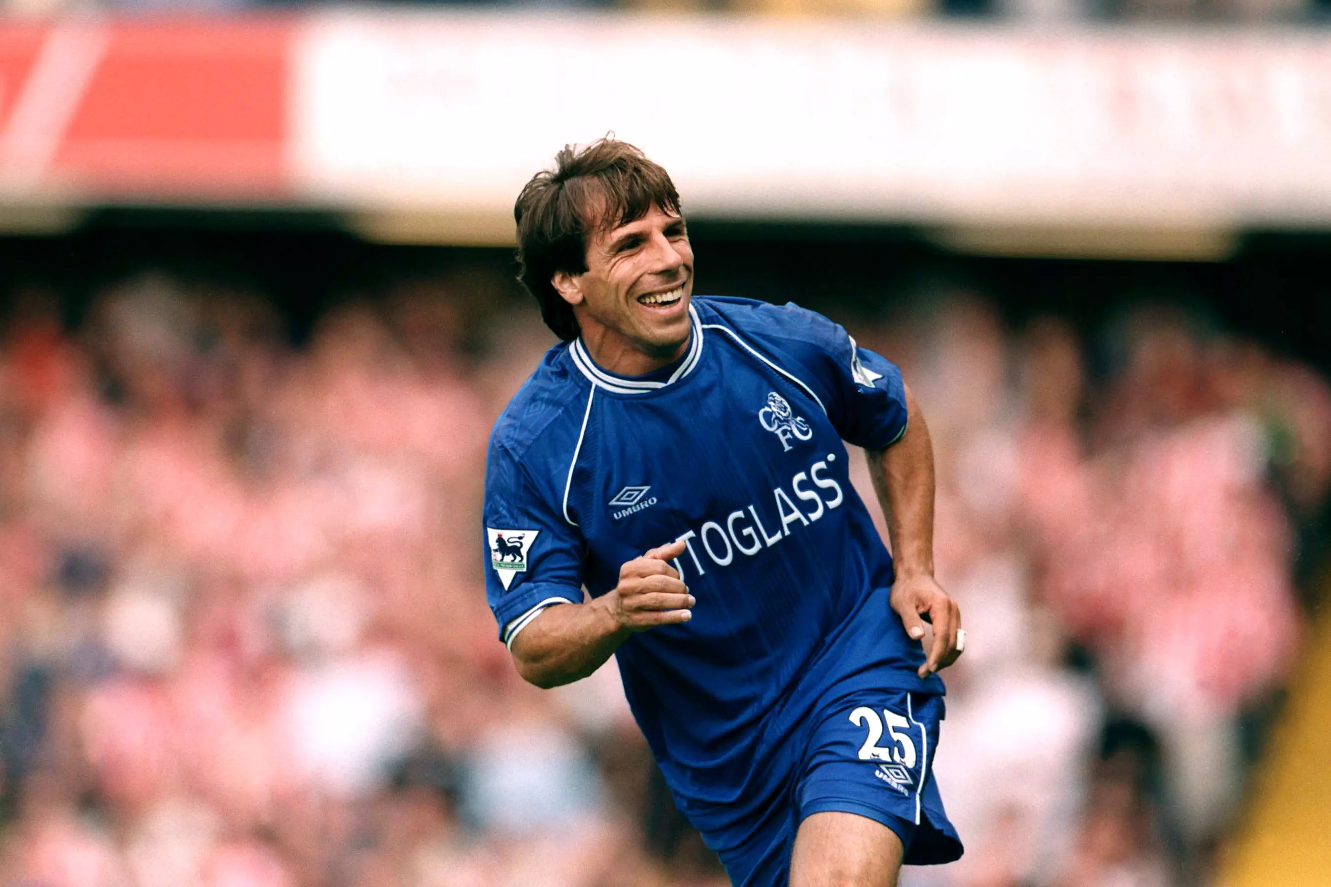 Zola played in a very different Chelsea team but was excellent. Image: PA Images