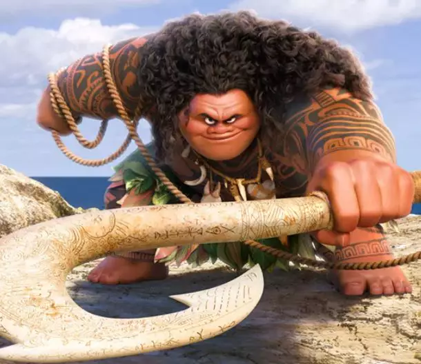 People have been surprised to learn the origin of the character Maui. Credit: