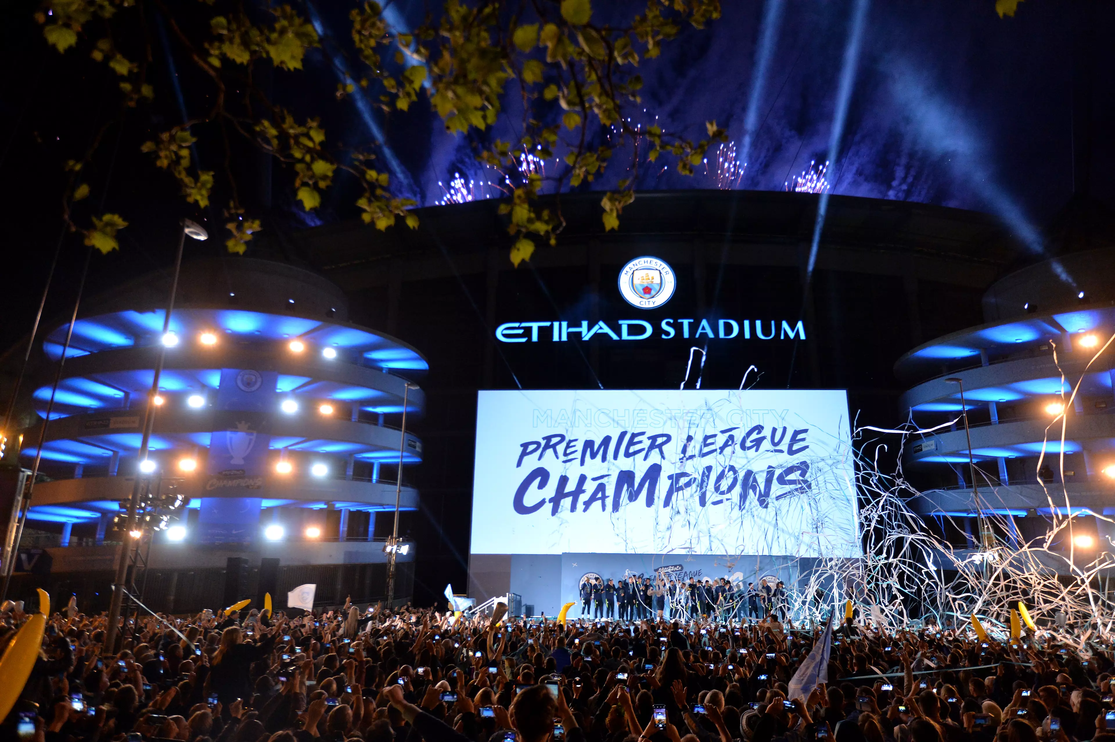 These scenes won't be seen outside of the Etihad this season. Image: PA Images