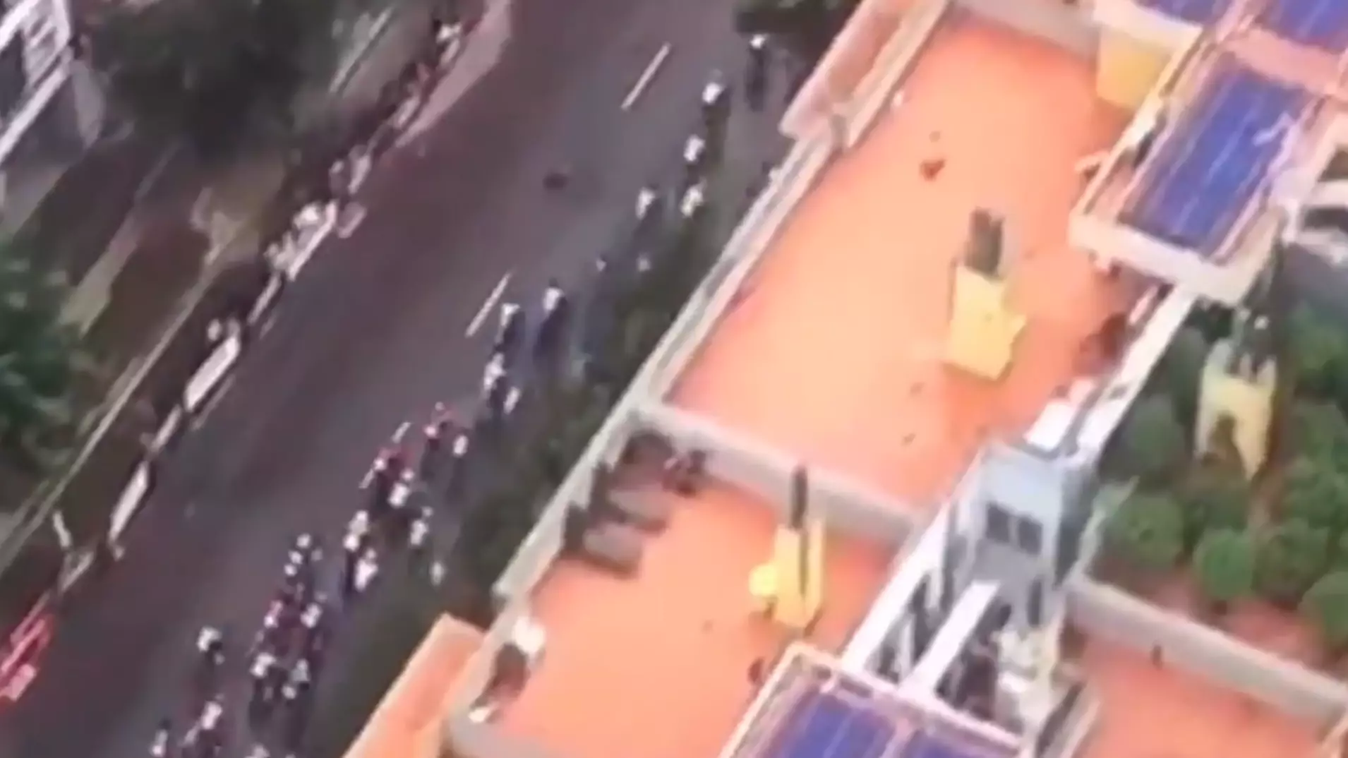 Helicopter Filming A Cycling Race Accidentally Films Cannabis Plantation