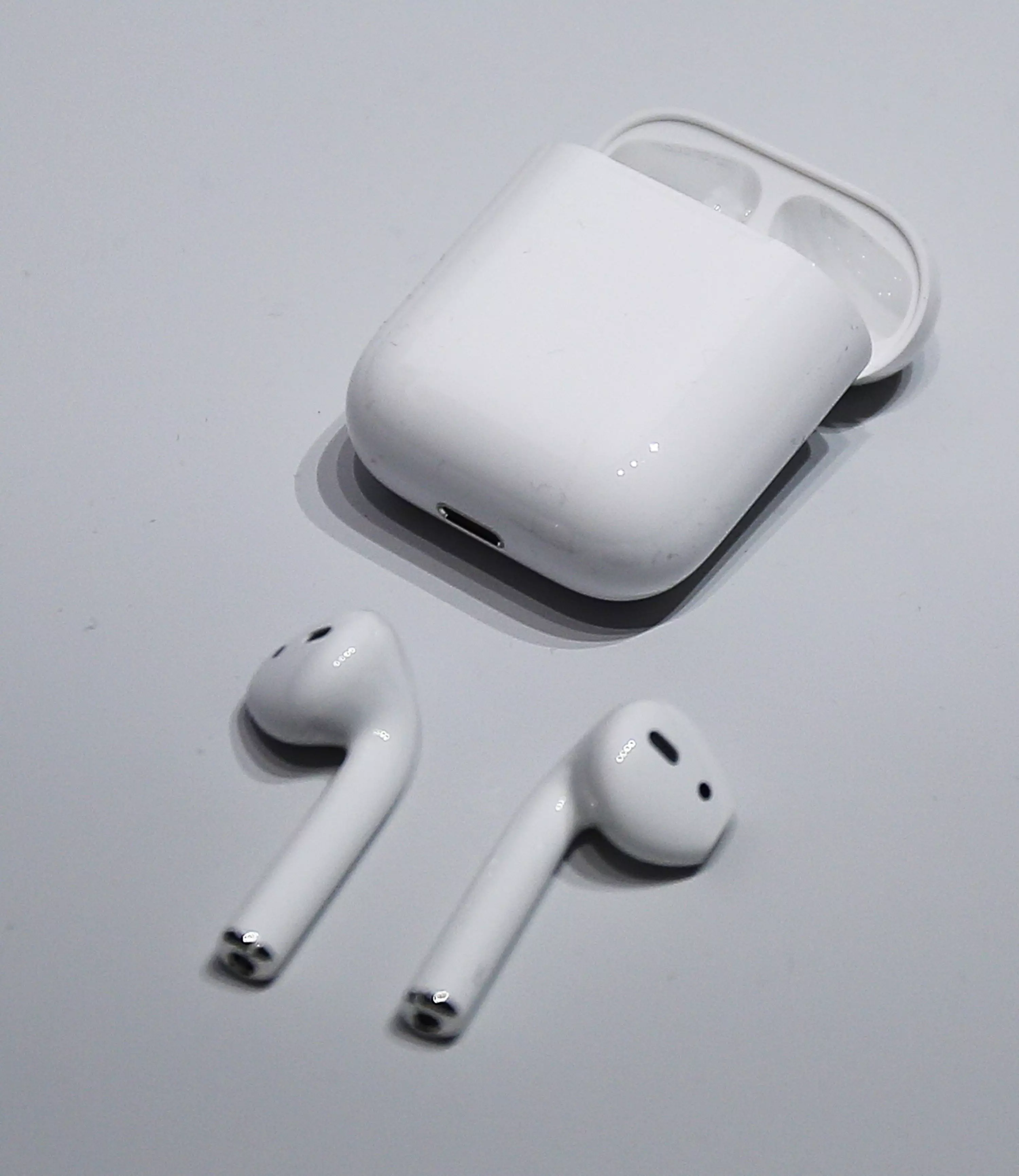 Stock image of some AirPods.
