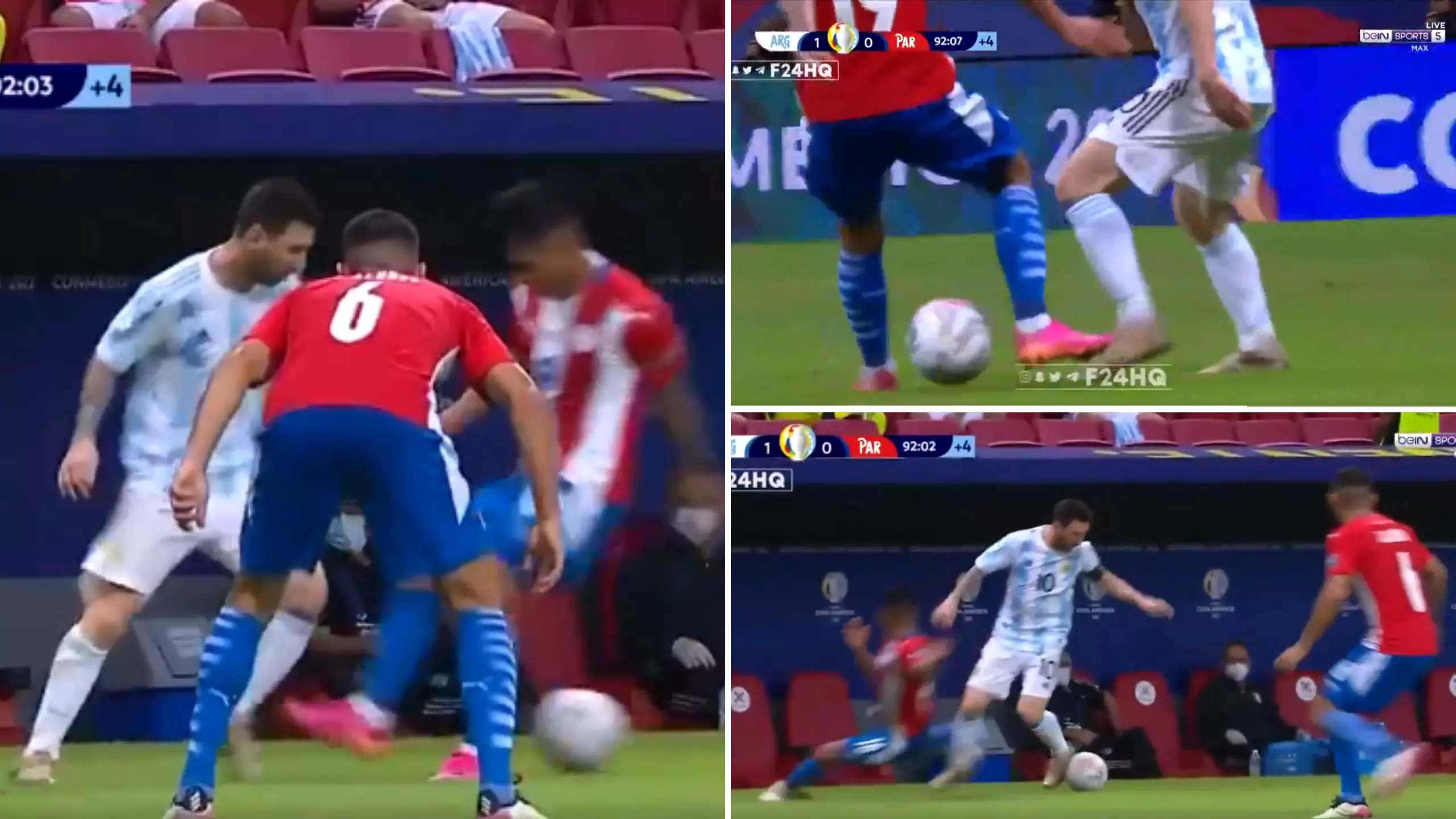 Lionel Messi Produced The Filthiest Nutmeg Of His Career Overnight, He's A Human Highlight Reel