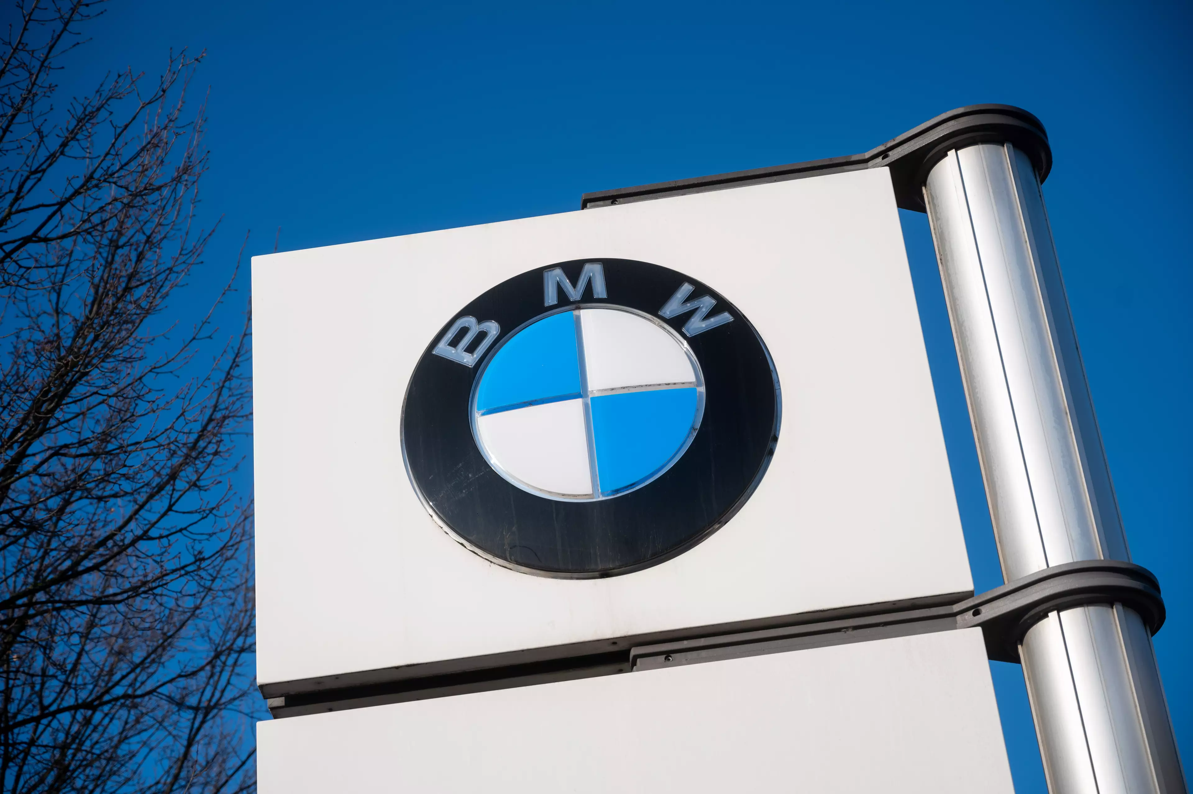 Stock image of the BMW logo.