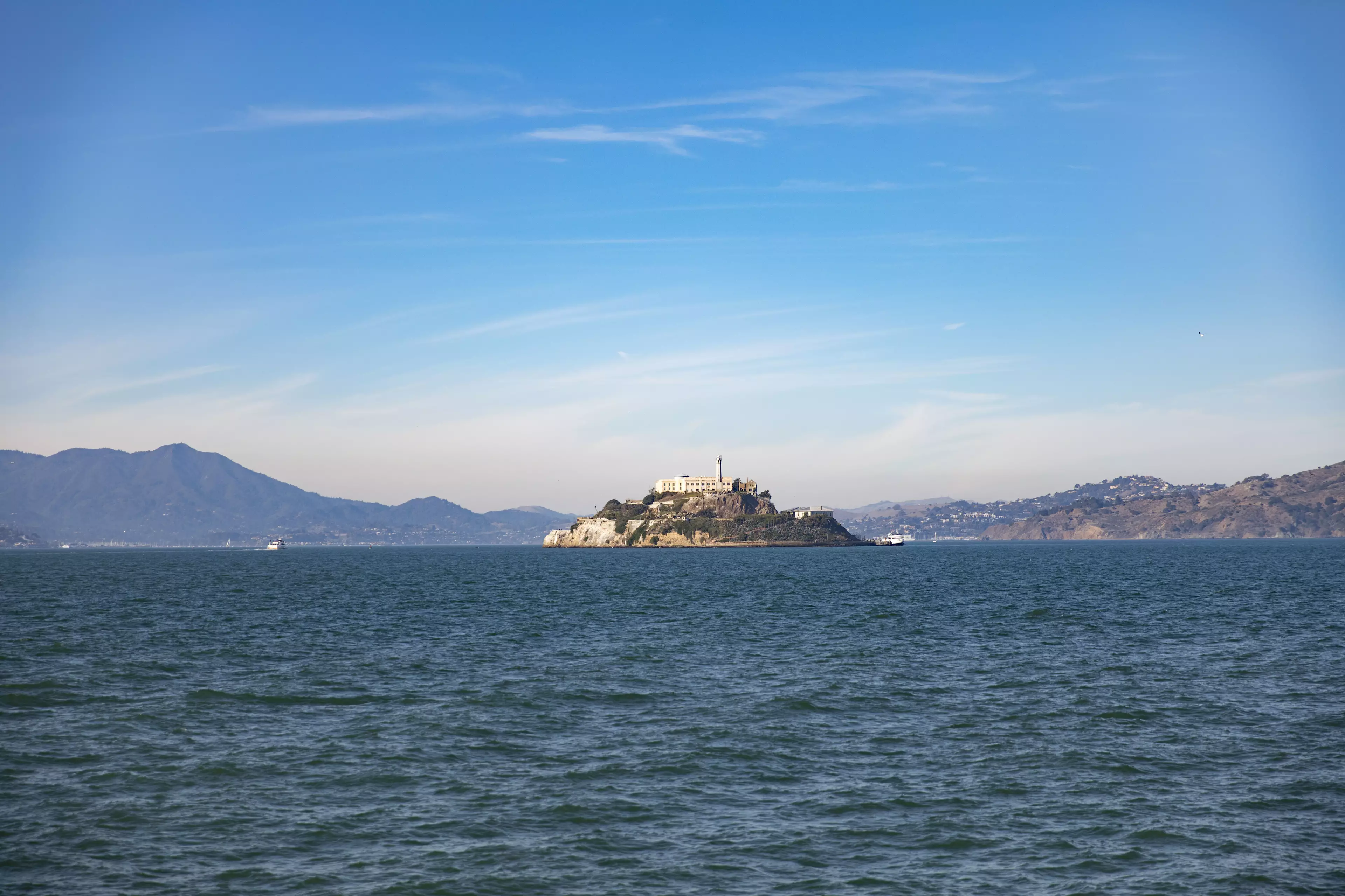 The infamous Alcatraz Island in San Francisco.