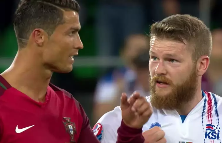 WATCH: Cristiano Ronaldo Snubs Shirt Swap With Iceland Captain