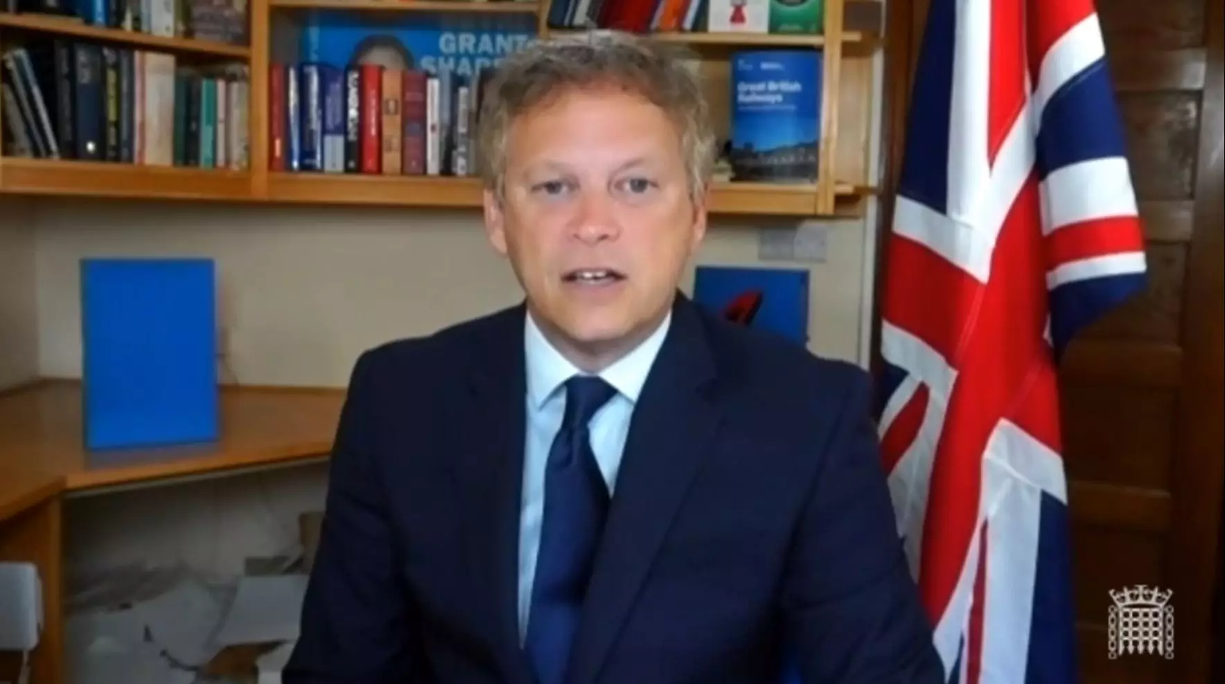Grant Shapps addressed parliament with updated travel rules (