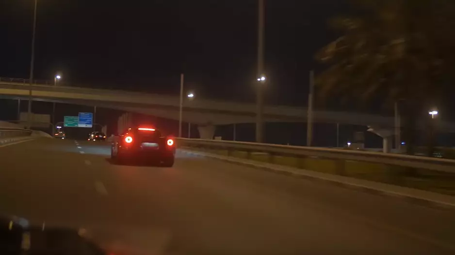 Ferrari Driver Crashes Car While Street Racing In Dubai