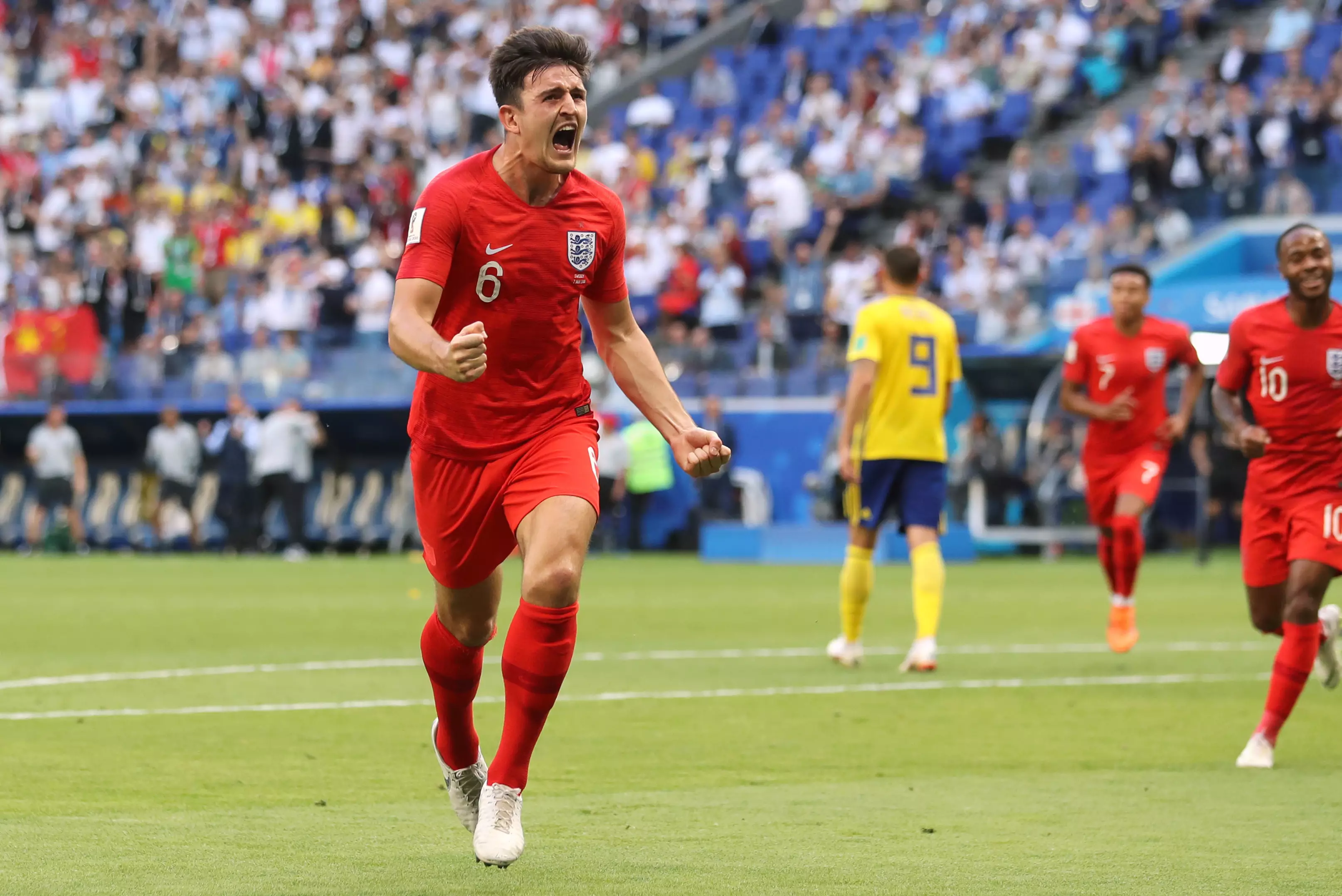 Maguire became a hero for England last summer. Image: PA