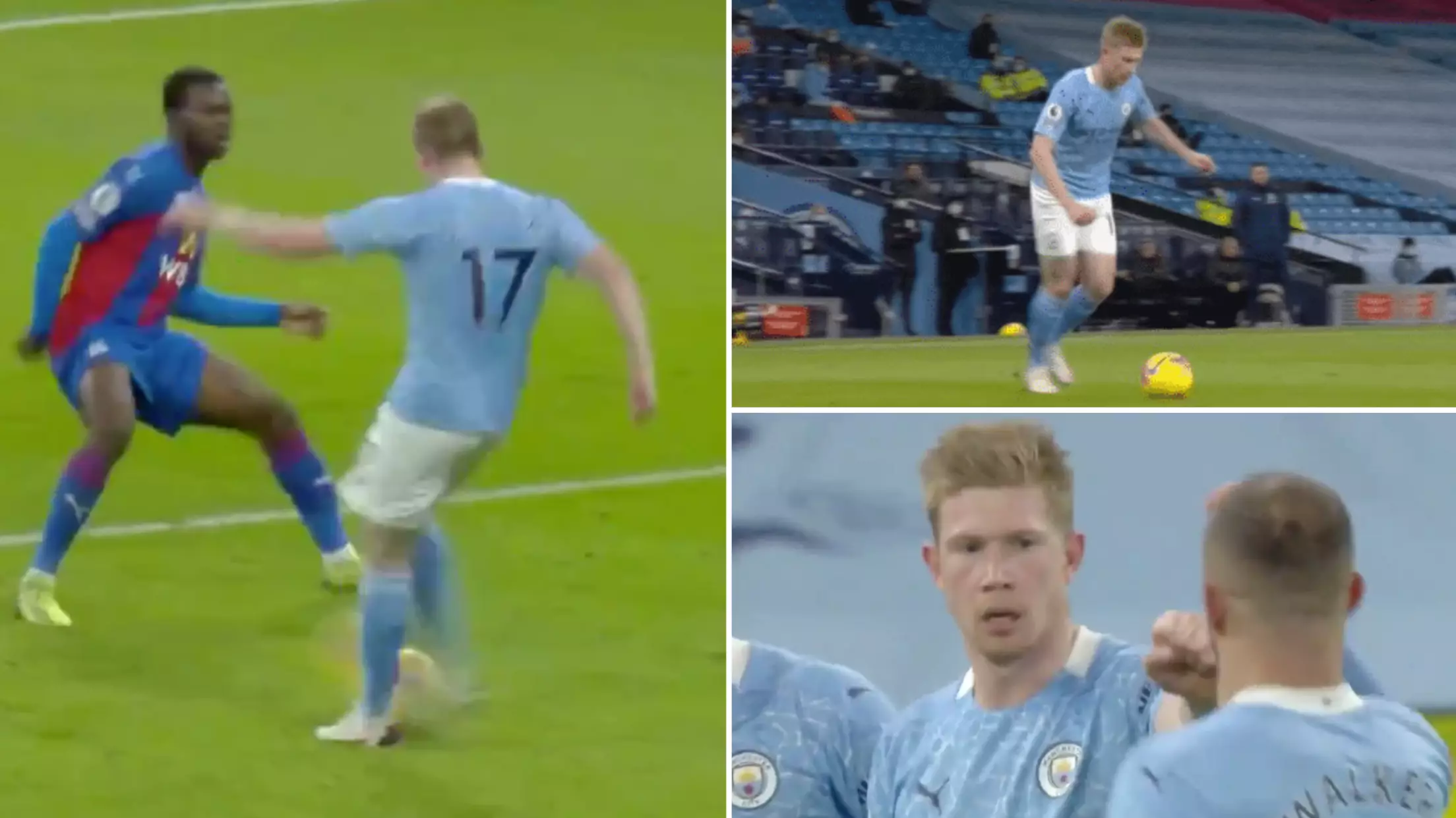Kevin De Bruyne's Outside Of The Foot Assist Is Genuinely One Of His Best For Manchester City