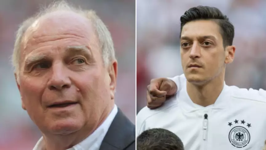 Bayern Munich President Delivers Brutal Assessment On Mesut Ozil's International Retirement 
