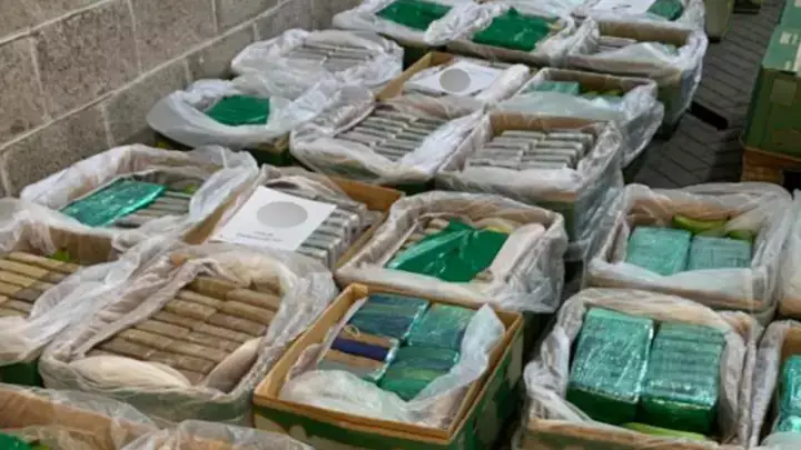 The haul is believed to be the largest ever seizure in the UK.