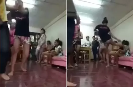 Wife Gets Revenge On Husband's Side Chick By Kicking Her In The Head Shitloads