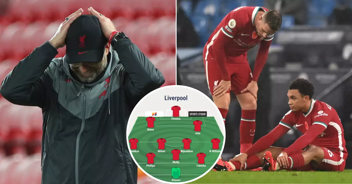 How Injury-Hit Liverpool Could Have To Line Up In Next Premier League Game