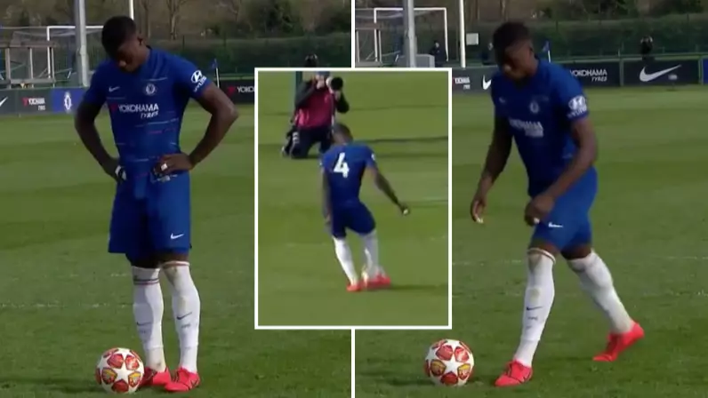 England Debutant Marc Guehi Has An Insane ZERO Step Penalty Technique