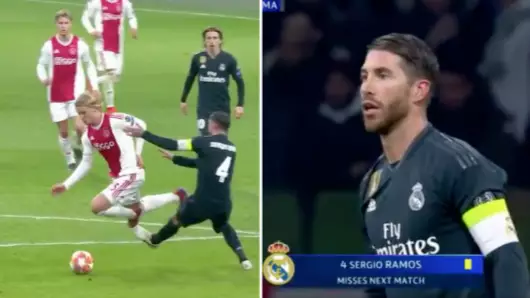 Sergio Ramos Given Two-Game Ban For Deliberately Getting A Yellow Card