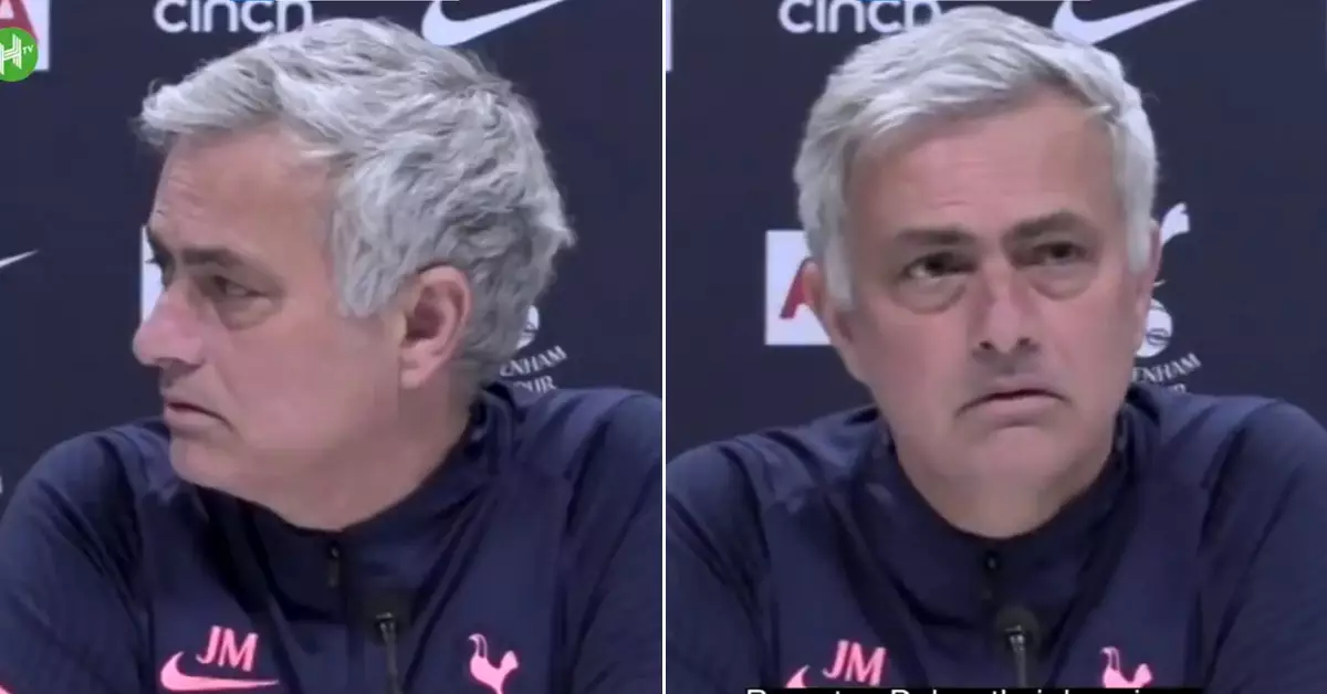 Jose Mourinho Left Totally Baffled By Questions About Tottenham’s Dulux Partnership