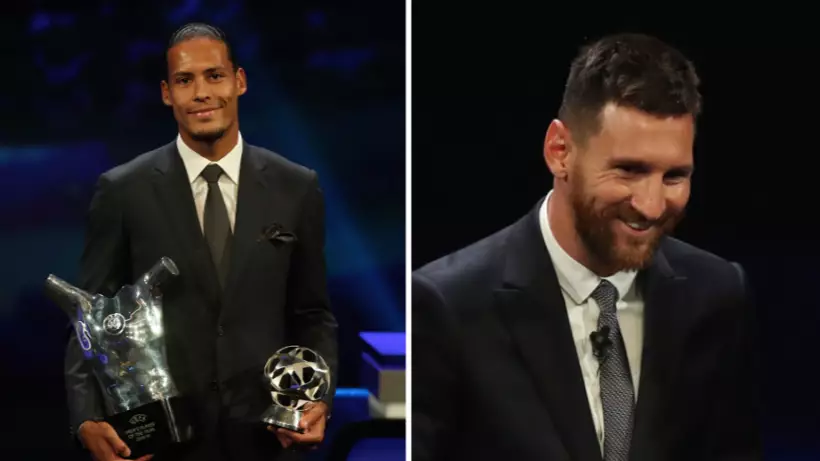 Virgil Van Dijk Beat Lionel Messi By Almost 100 Points To Win UEFA Men's Player Of The Year 