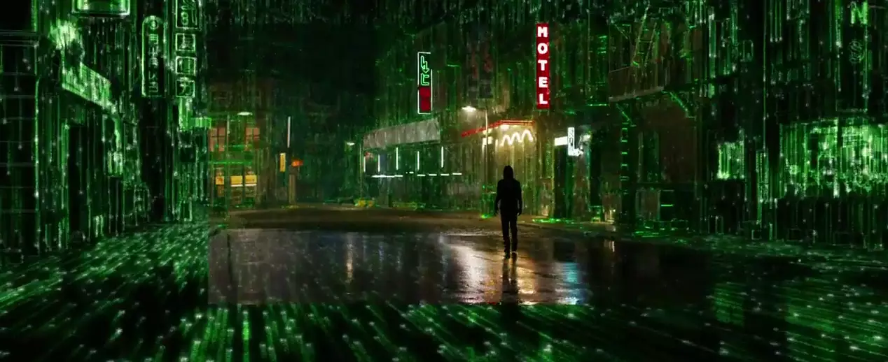 Neo (Keanu Reeves) is heading back to the Matrix.