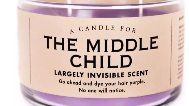 This Candle Is The Perfect Present For Any Middle Child 