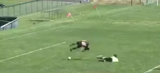 WATCH: Player Somersaults Over Keeper Before 'Scoring'