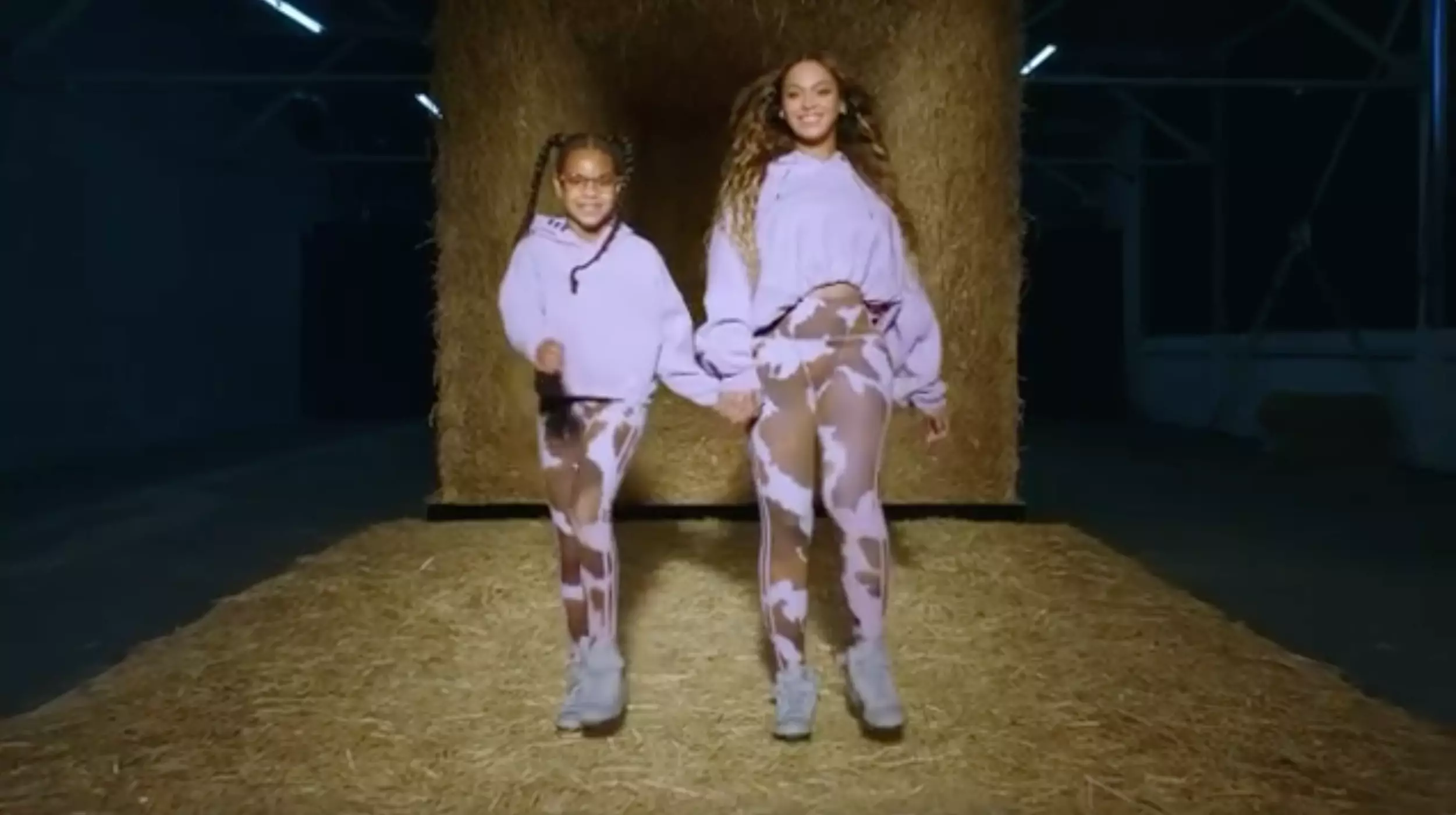 Nine-year-old Blue Ivy also stars in the campaign (