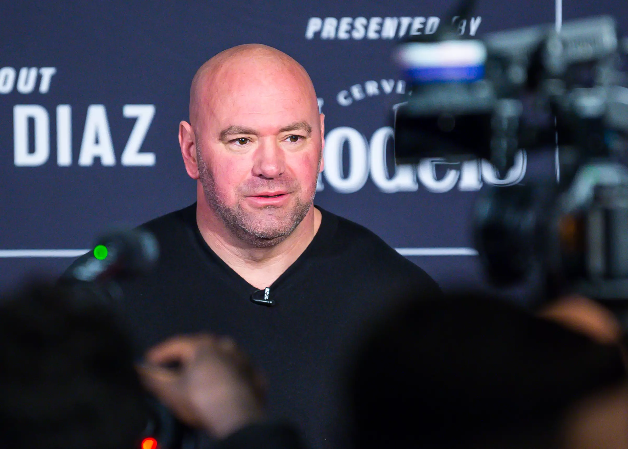 Dana White at UFC 244 over the weekend. (image