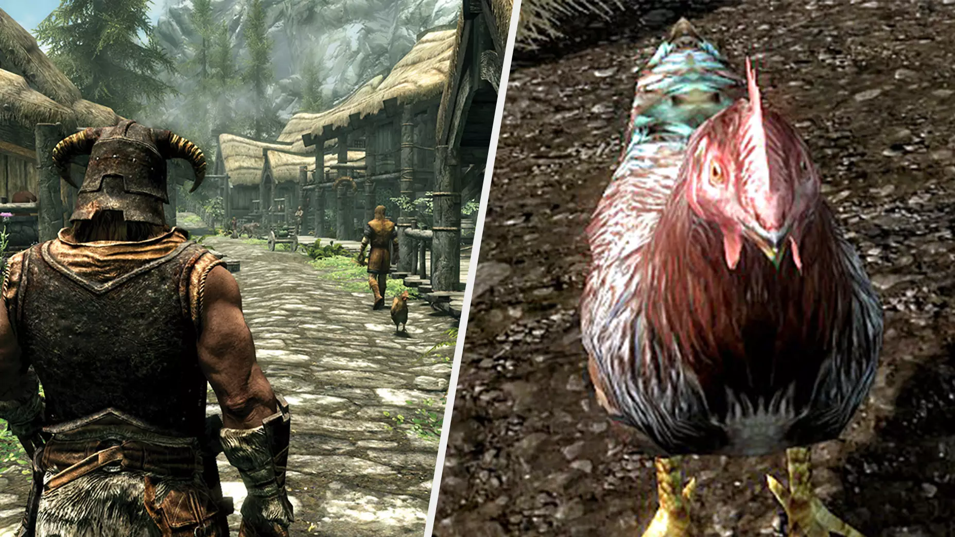 First-Time 'Skyrim' Player Doesn't Understand Why They Were Killed For Attacking A Chicken
