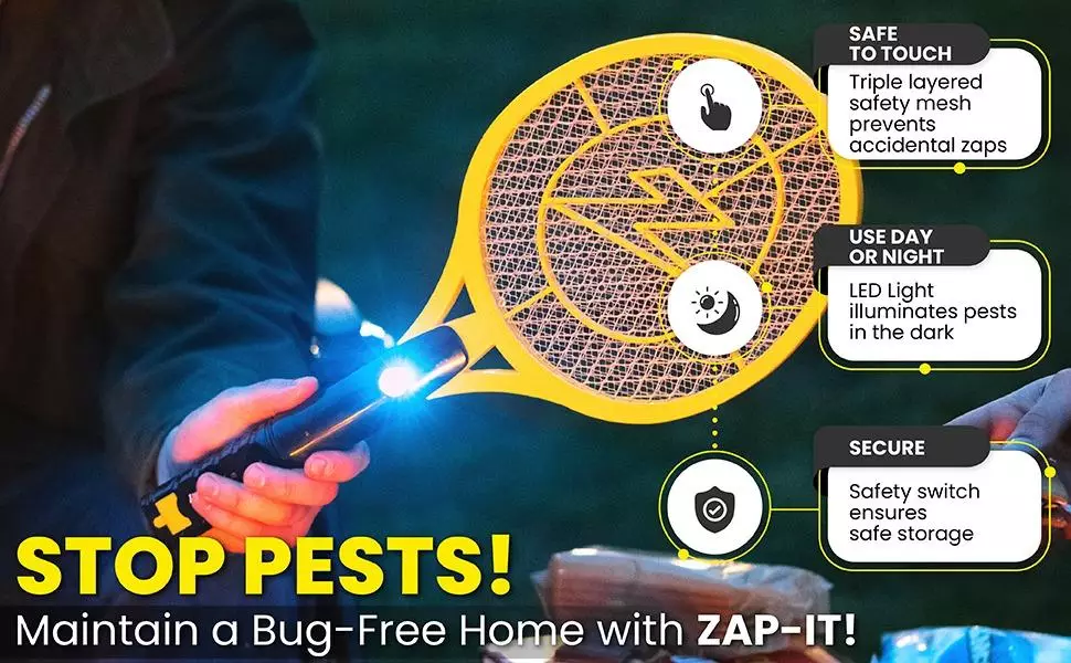 Amazon electric bug swatting racket (