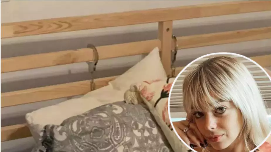 Daughter Sends Mum Picture Of Her New Bedroom, Forgets To Hide Handcuffs