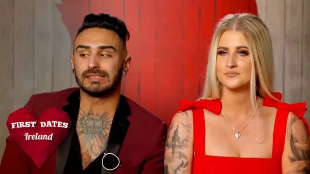 Aidan and Siobhan on 'First Dates Ireland'.