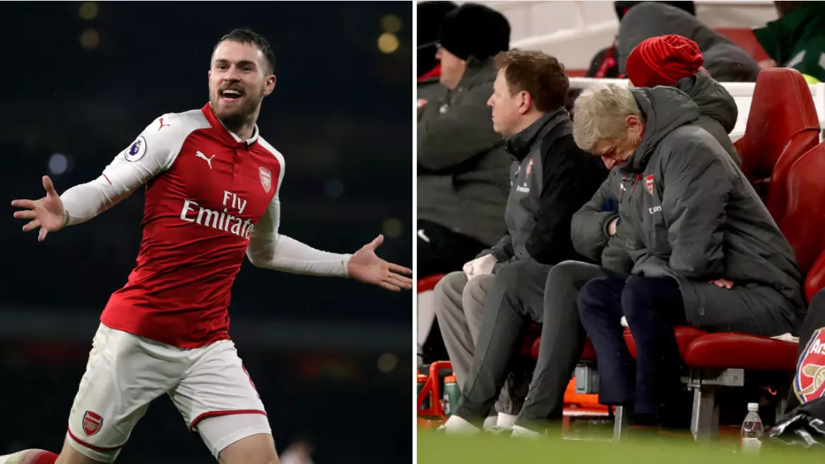 Arsenal Fans Think They Know Why Aaron Ramsey Isn't In The Squad