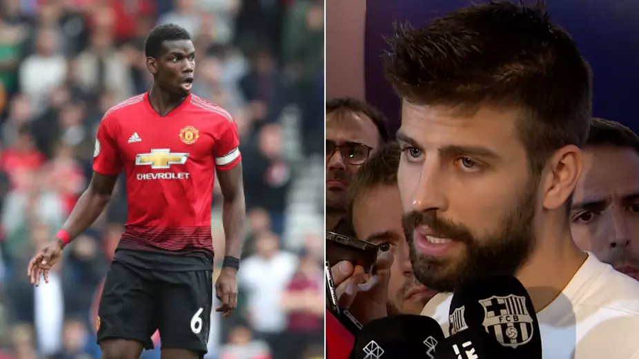 Gerard Pique Speaks About Paul Pogba Possibly Signing For Barcelona 