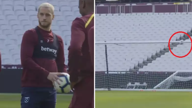 Limping Marko Arnautovic Hits Crossbar With Sublime Strike In West Ham Training