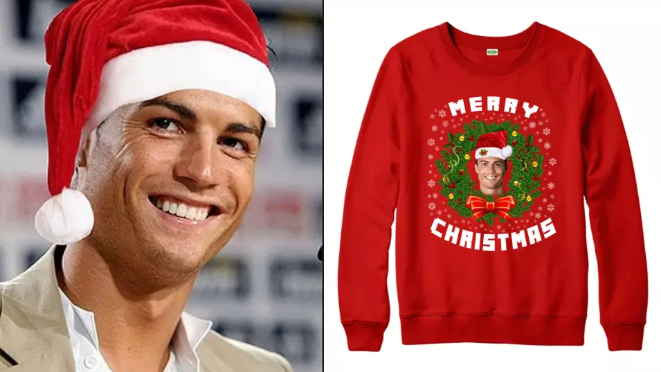 There's A Christmas Jumper With Cristiano Ronaldo's Face On It For Fanboys Everywhere 