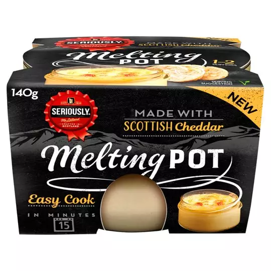 The new hot cheese launch follows Seriously's Melting Pots which launched in 2018 (