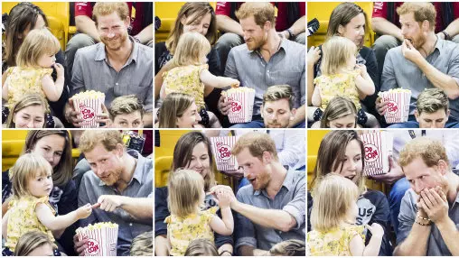 Toddler Who Went Viral For Stealing Prince Harry's Popcorn Has An Inspirational Backstory  