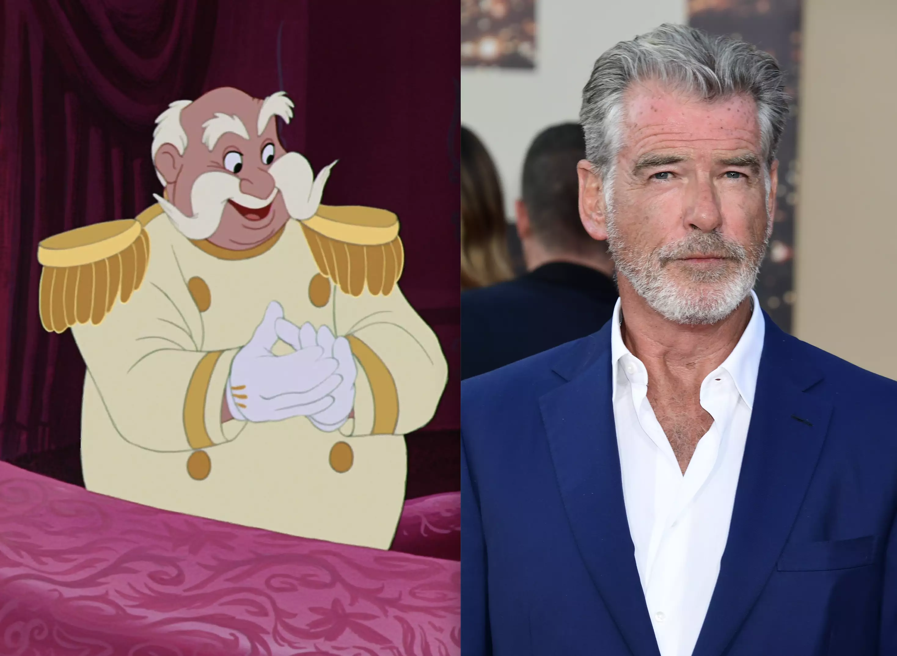 Piers Brosnan is playing The King (