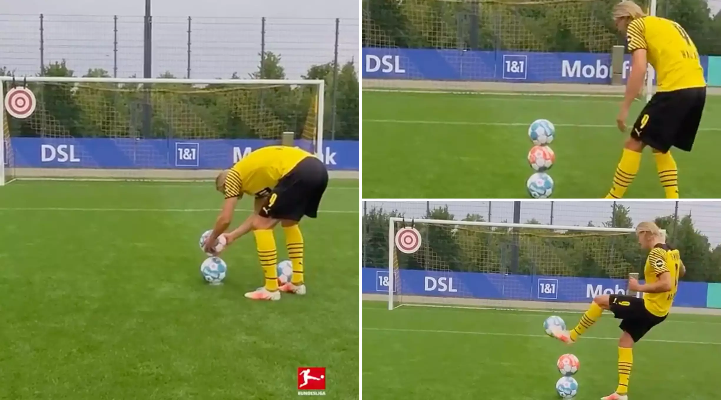 Fans Can't Decide If Erling Haaland's 'Impossible' Training Drill Is Real Or Fake