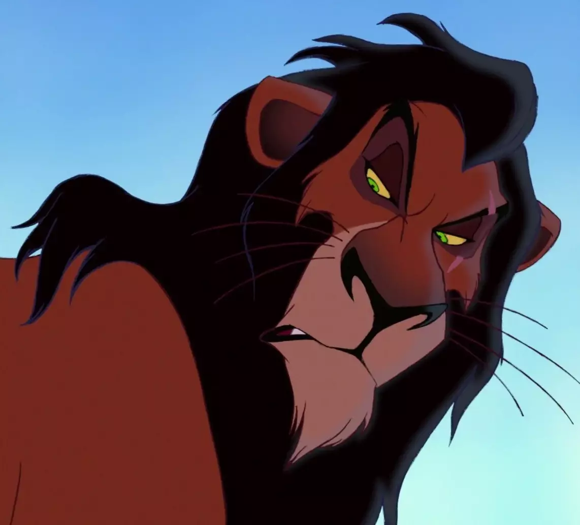 Scar has been voted the best villain (