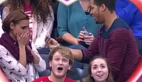 Embarrassing Proposal Caught On Kiss Cam In Front Of Thousands