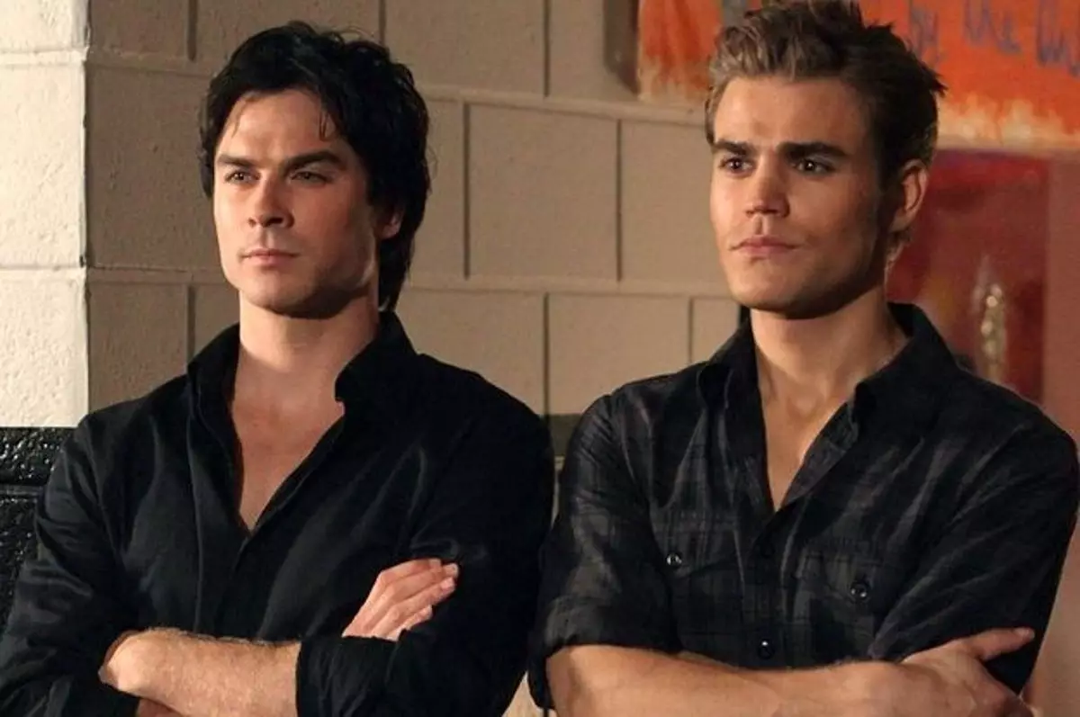 Ian Somerhalder and Paul Wesley starred as the Salvatore brothers in The Vampire Diaries (