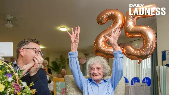 Centenarian Born On Leap Day Celebrates Her '25th Birthday' With Big Surprise Party