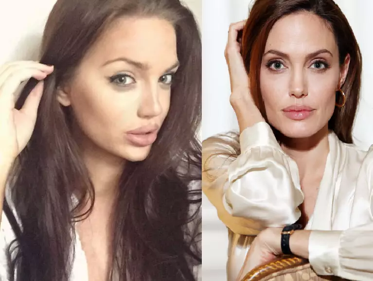 Let's Mourn The Branjelina Split By Looking At Jolie's Spitting Image 