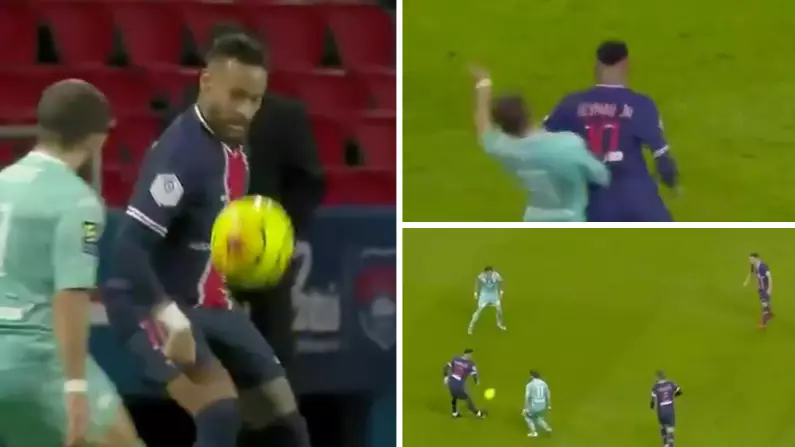 Neymar Gets Instant Revenge On Player Who Fouled Him