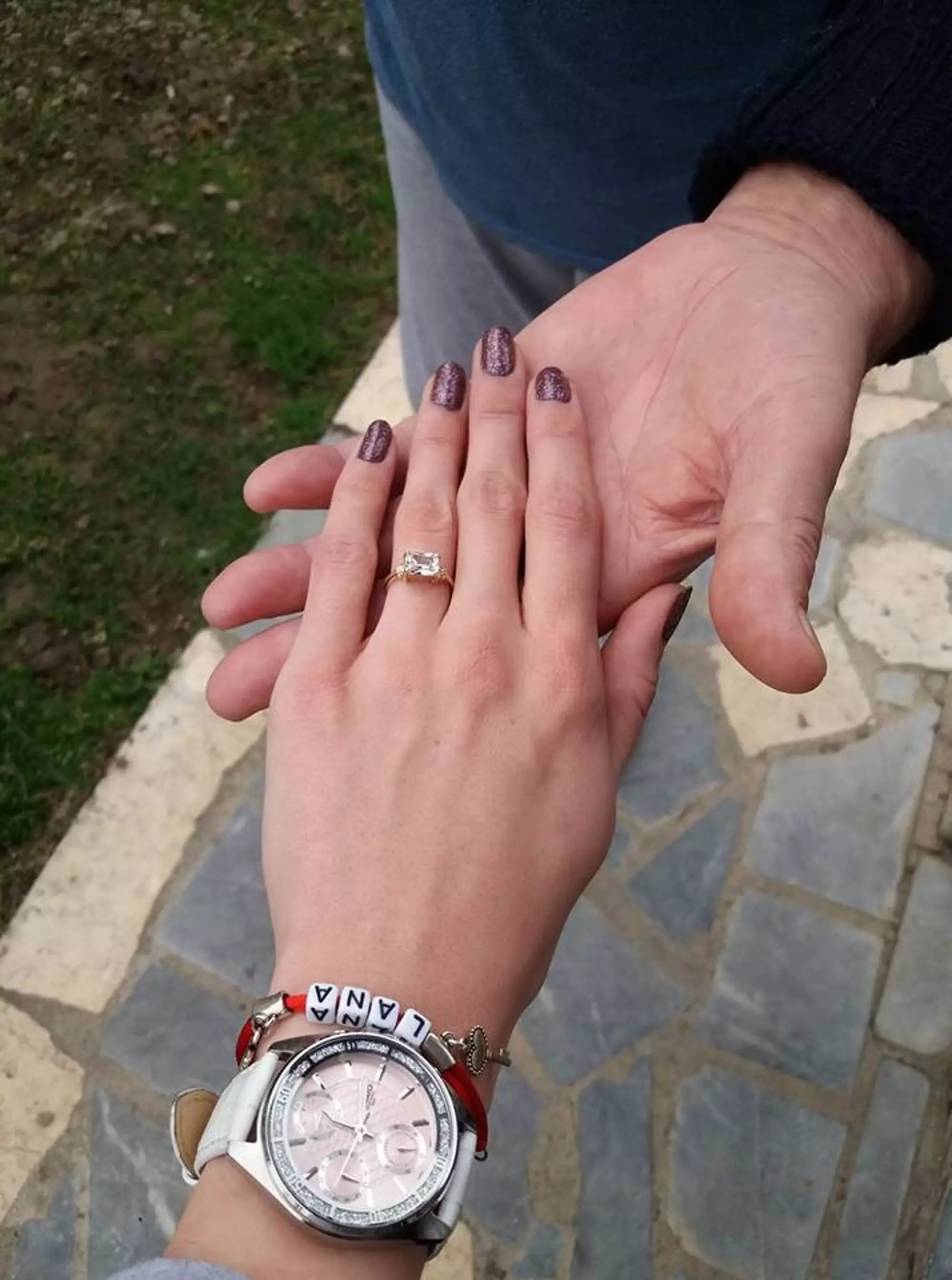 They are now engaged.
